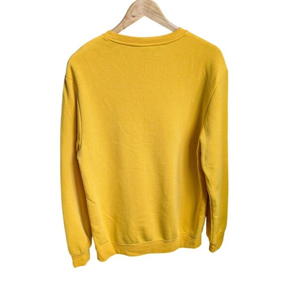 H&M Yellow Oversized Crewneck Sweater Men Size Medium - Picture 5 of 12